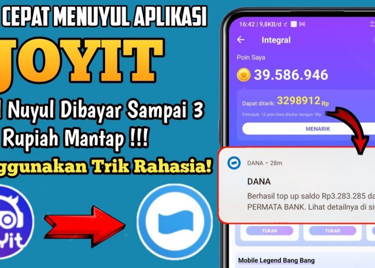 Hobi Main Game Dapat Cuan? Simak Cara Klaim Hadiah di Aplikasi JOYit