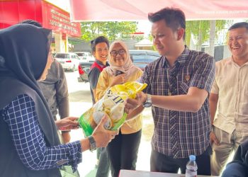 Ditreskrimsus Polda Bengkulu menggelar Gerakan Pangan Murah