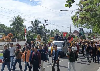 ‎Indonesia C(Emas) Jilid II Digelar, Mahasiswa Sampaikan 14 Tuntutan di DPRD Bengkulu