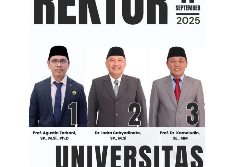 Tiga Calon Rektor UNIB Siap Bertarung, Mahasiswa Soroti Transparansi dan Perbaikan Fasilitas