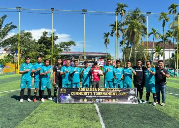 Kalahkan Kejari Kota, Kejati Bengkulu Raih Trofi Juara Adhyaksa Mini Soccer 2025