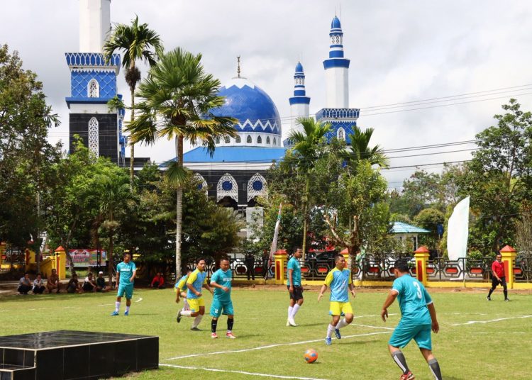 Polres Lebong Fasilitasi Olahraga dan Internet Gratis, Ajak Warga Ikut Turnamen Mini Soccer