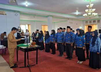 Perkuat Mutu Pendidikan, Pemkab Rejang Lebong Lantik 19 Kepala Sekolah Baru