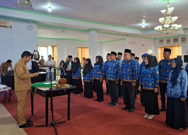 Perkuat Mutu Pendidikan, Pemkab Rejang Lebong Lantik 19 Kepala Sekolah Baru