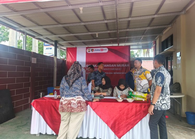Diserbu Warga, Gerakan Pangan Murah Ditreskrimsus Polda Bengkulu Ludes dalam Hitungan Jam