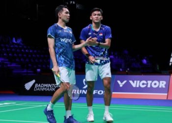 Dua Ganda Putra Indonesia Tembus 8 Besar Denmark Open 2025