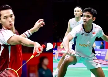 Indonesia Berpeluang Raih Dua Gelar Juara di Denmark Open 2025 Melalui Jonatahan Cristie dan Fajar/Fikri
