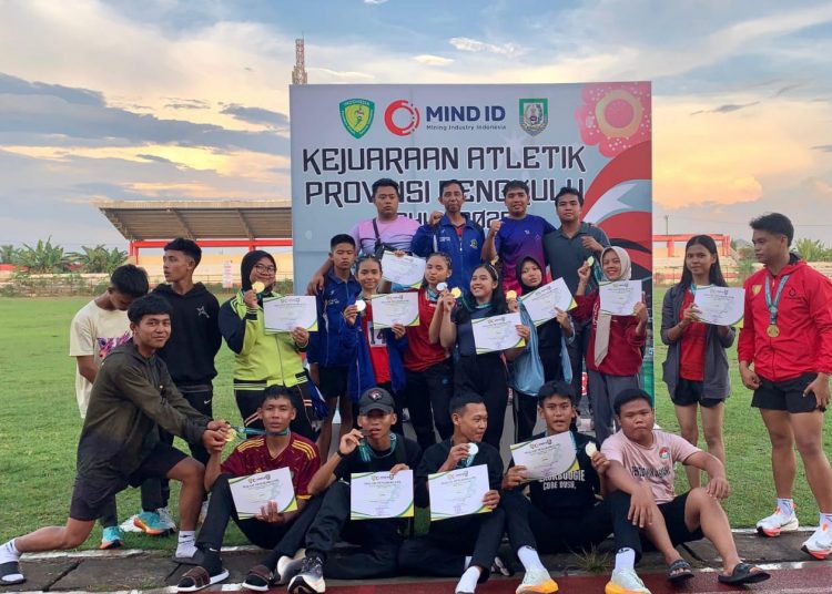 Borong 6 Emas, 5 Perak, dan 1 Perunggu, Kabupaten Lebong Raih Juara Umum Kejurda Atletik Disabilitas Tingkat Provinsi