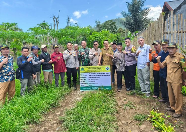 Pemdes Dusun Sawah Curup Utara Bangun Jalan Usaha Tani 720 Meter, Permudah Akses Mobilisasi Hasil Pertanian