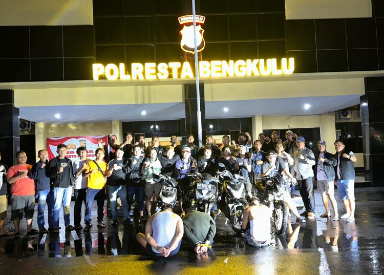 Gasak 4 Motor di Berbagai Lokasi, Tiga Pelaku Pencurian di Bengkulu Diringkus Usai Kecelakaan saat Dikejar