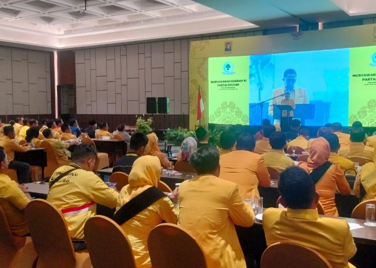 Aklamasi! Syamsurachman Ditetapkan Calon Tunggal Ketua Golkar Bengkulu dalam Musda XI