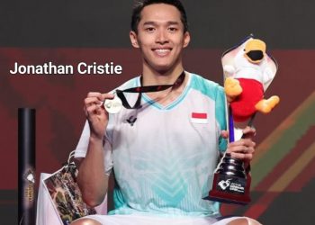 Dua Kali Juara Beruntun, Jonathan Cristie Kembali Masuk Ranking 5 Besar Dunia BWF
