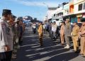 Personel Gabungan Pemkot Bengkulu Mulai Tata Pasar Panorama