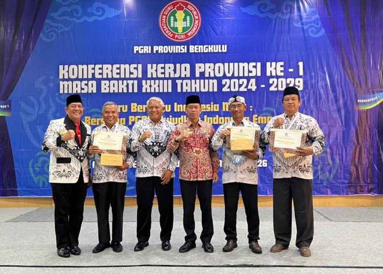 Konkerprov I PGRI Bengkulu Tegaskan Konsolidasi Organisasi dan Perjuangan Guru