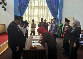 Wakil Wali Kota Pimpin Mutasi Pejabat di Lingkungan Pemkot Bengkulu