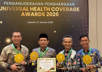 Kota Bengkulu Raih UHC Award 2026 Kategori Pratama, Cakupan Jaminan Kesehatan Tembus 103,5 Persen