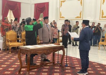 Pj Sekda Kota Bengkulu Medy Pebriansyah Resmi Dilantik