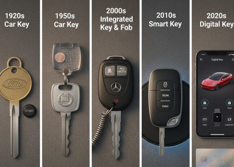 Jarang Disadari Inilah Perkembangan Kunci Mobil dari Dulu Hingga Sekarang