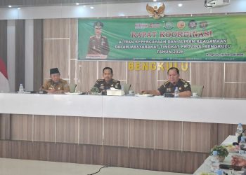 Rakor PAKEM 2026, Kejati Bengkulu Tegaskan Pengawasan Aliran Kepercayaan Berbasis Toleransi