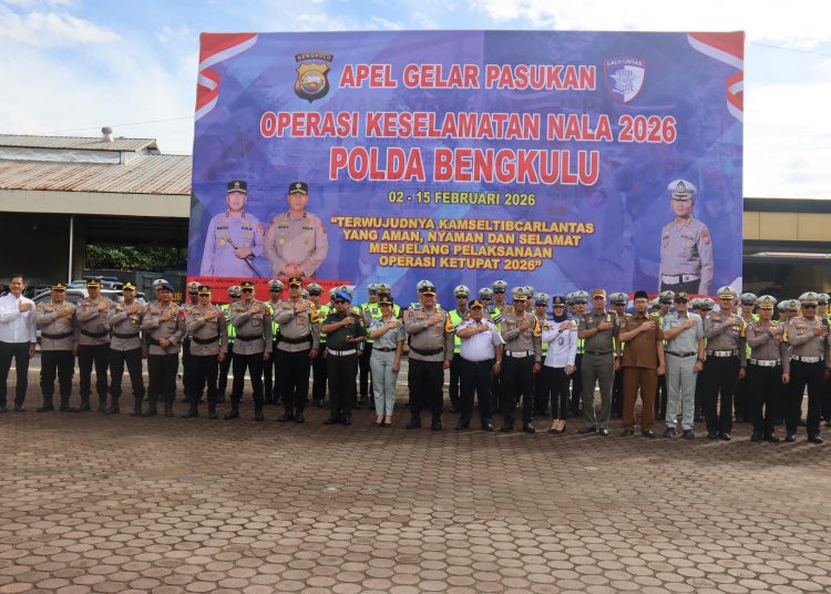 Tekan Angka Kecelakaan, Polda Bengkulu Gelar Operasi Keselamatan Nala 2026 Selama Dua Pekan