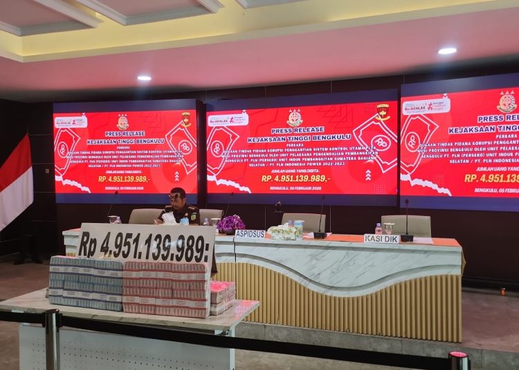 Rp 4,95 Miliar Disita dari Kasus Korupsi PLTA Musi, Kejati Tegaskan Proses Hukum Tetap Jalan