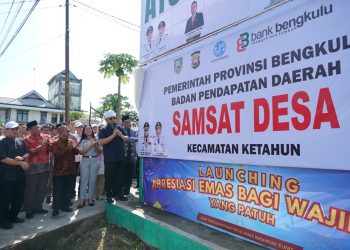 Gubernur Helmi Hasan Luncurkan Samsat Desa di Bengkulu Utara, Pelayanan Pajak Kini Lebih Dekat dengan Warga