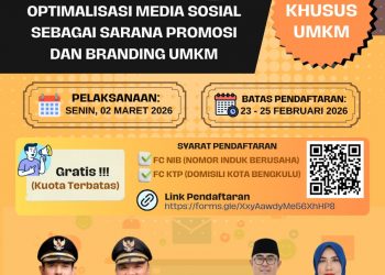 Diskop UKM Kota Bengkulu Gelar Pelatihan Digital, Dorong UMKM Melek Media Sosial dan Naik Kelas